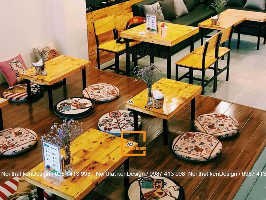 thiết kế quán cafe bệt